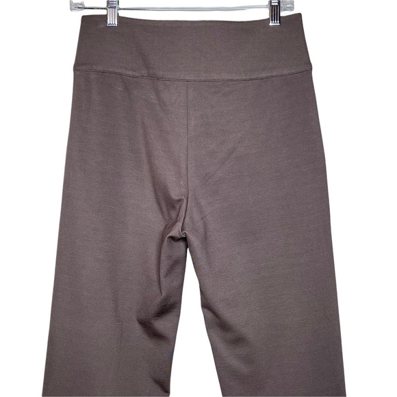 São Paulo Taupe High Rise Stretch Straight Leg Pants Zipper Accents Size 10 Tall - Picture 4 of 13